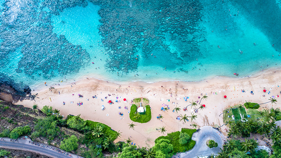 Beach at Hanauma Bay