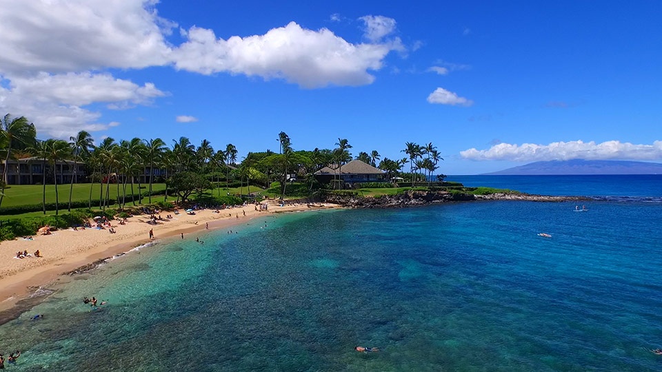 Snorkeling at Kapalua Bay Maui Hawaii