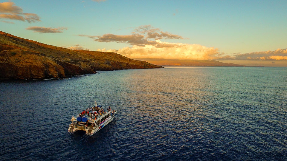 Pride Maui boat best sunset cruise