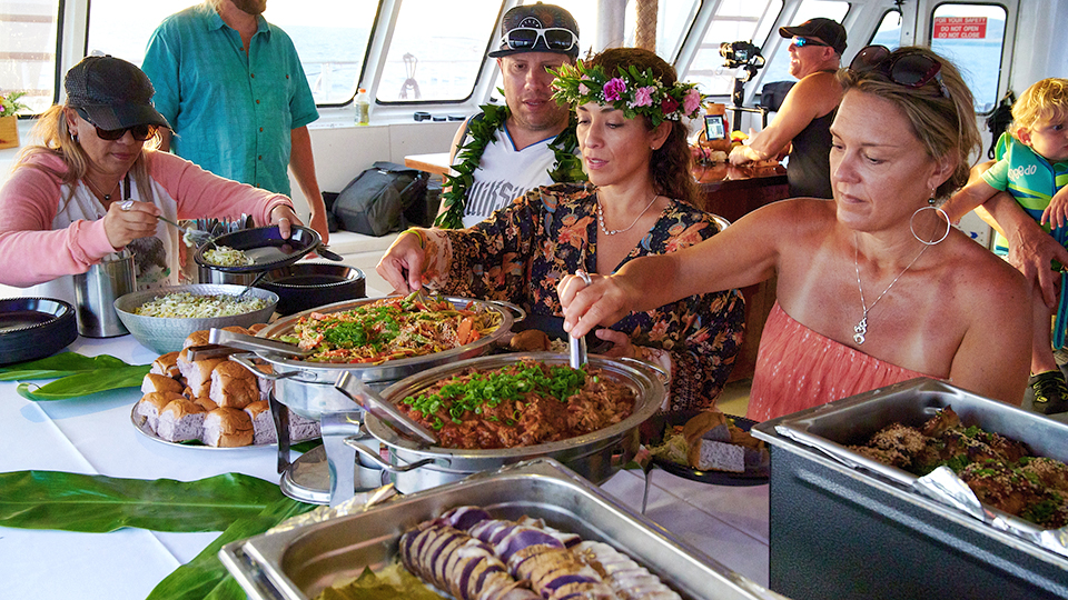 Best Maui Sunset Luau Dinner Food